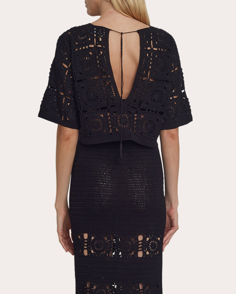 Arden Crocheted Crop Top