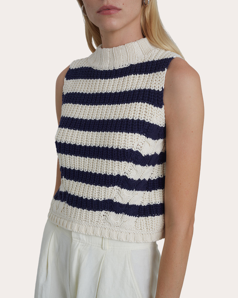 Lily Stripe Sweater Tank