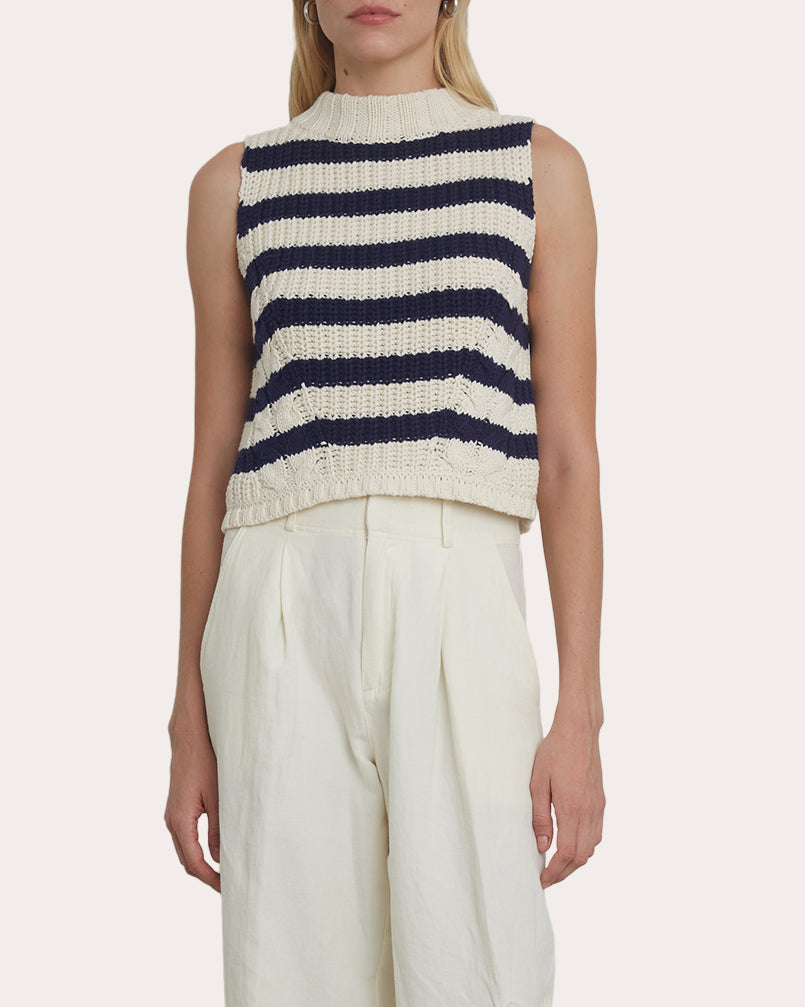 Lily Stripe Sweater Tank
