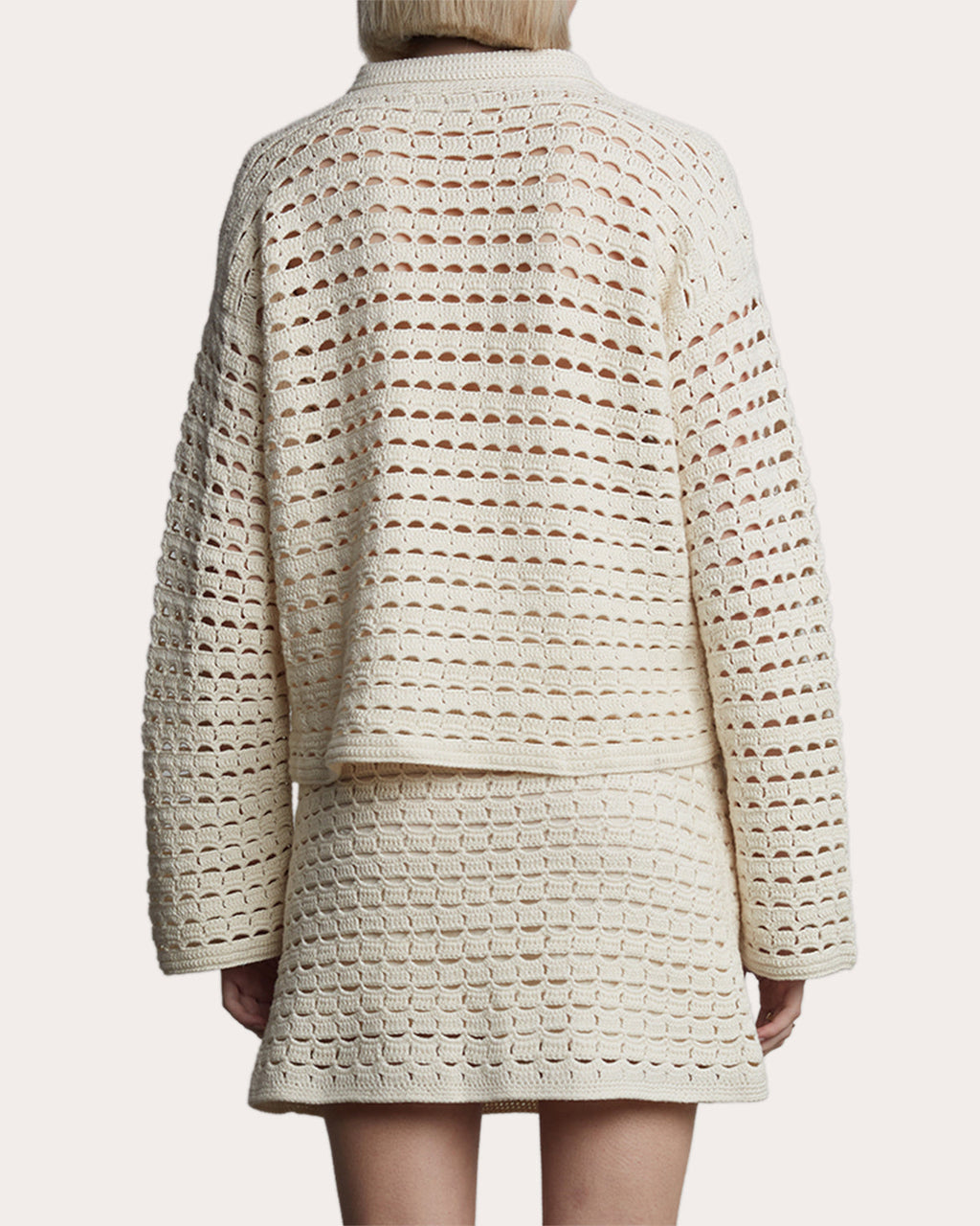 Ada Cotton Crochet Knit Shirt