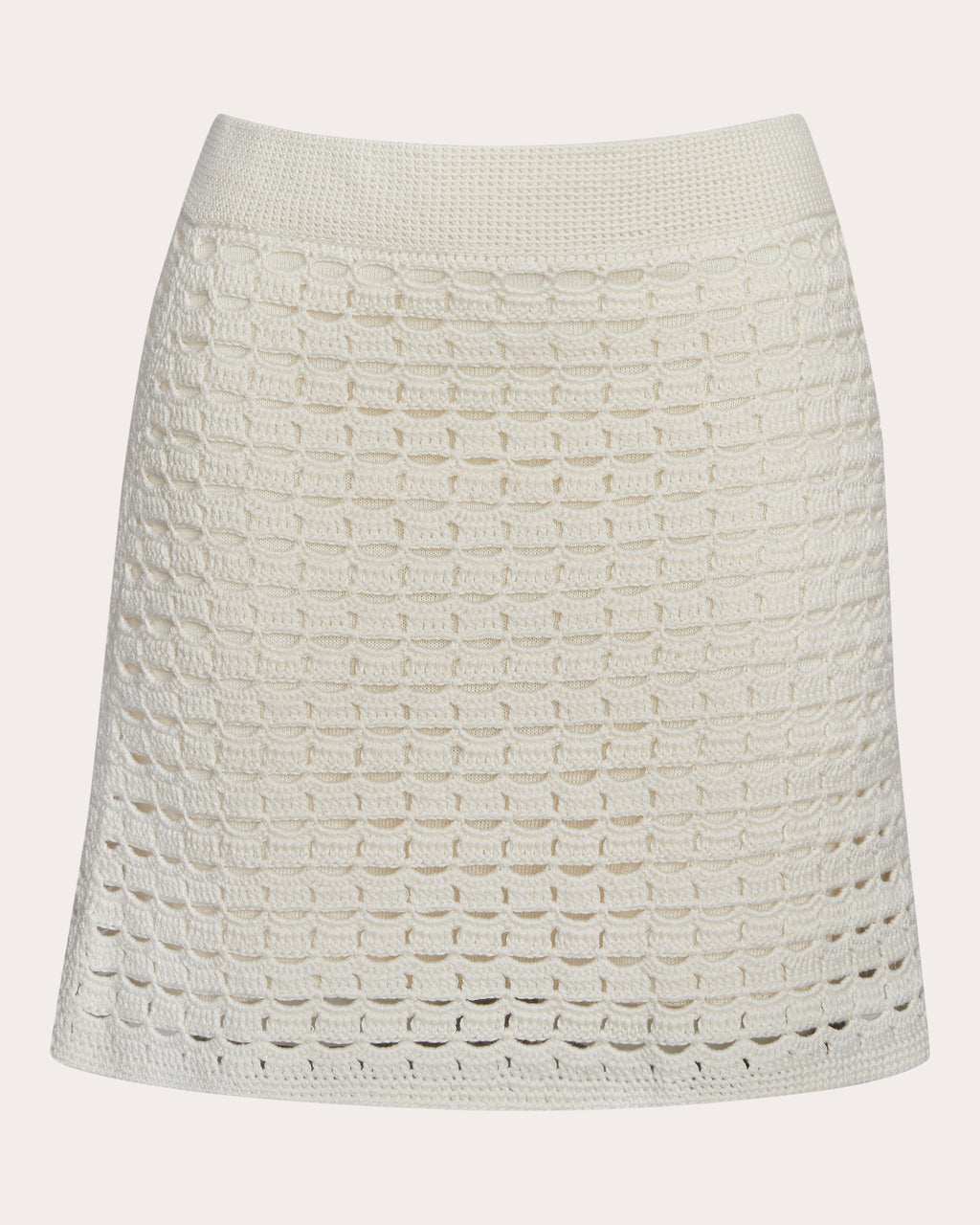 Ava Cotton Crochet Knit Mini Skirt