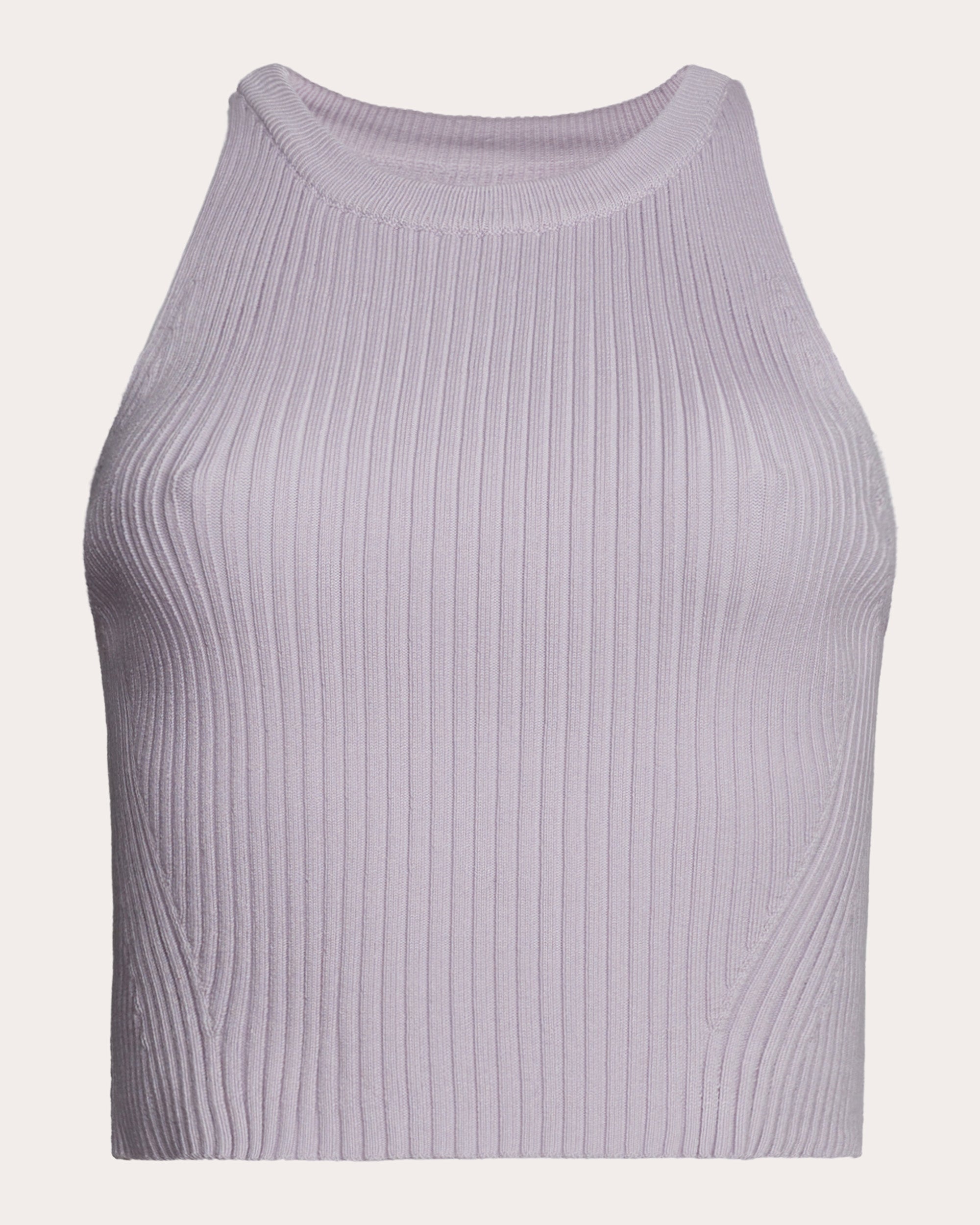 Tia Cropped Ribbed Cotton Top