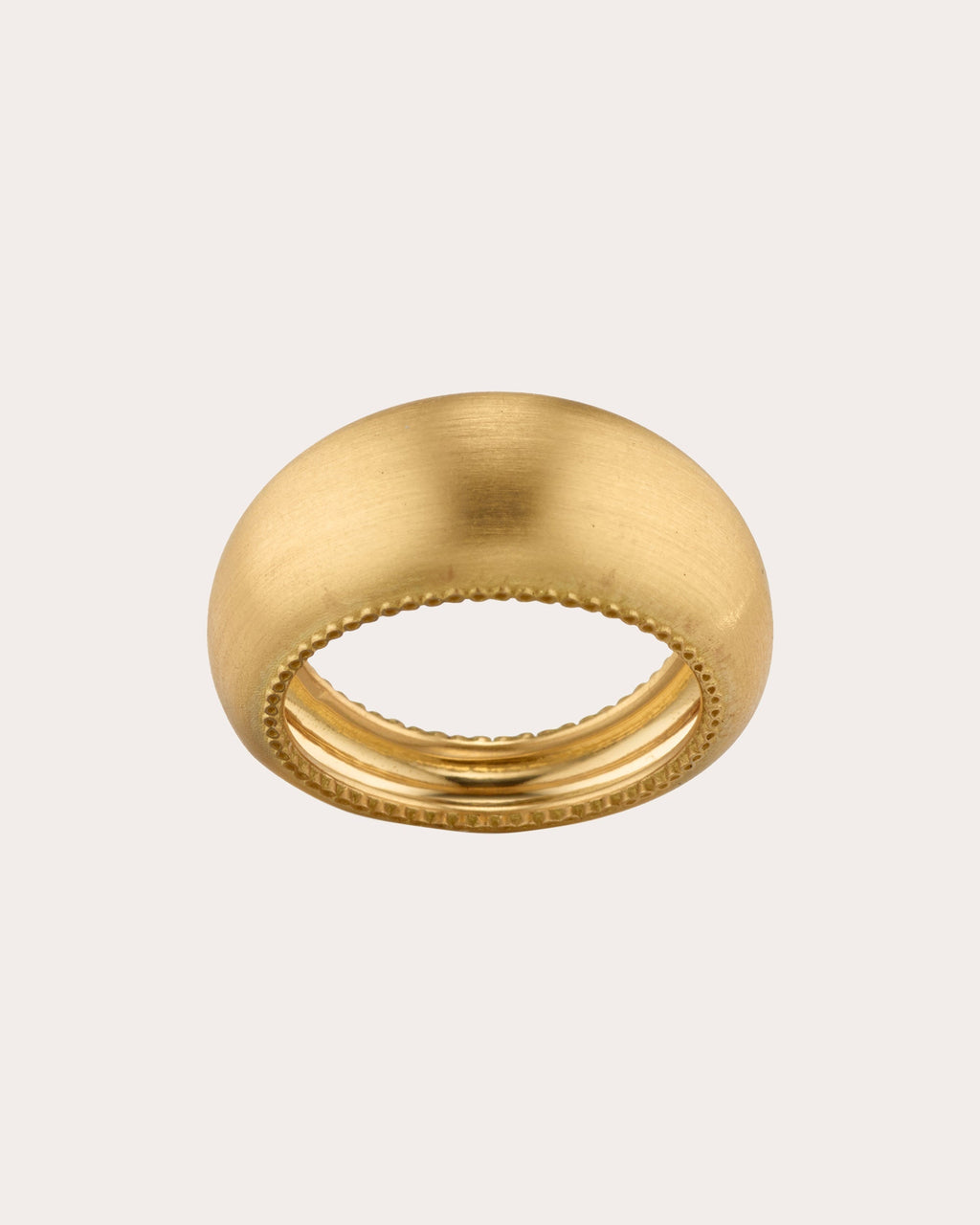 Infinity 18k Gold Bubble Ring