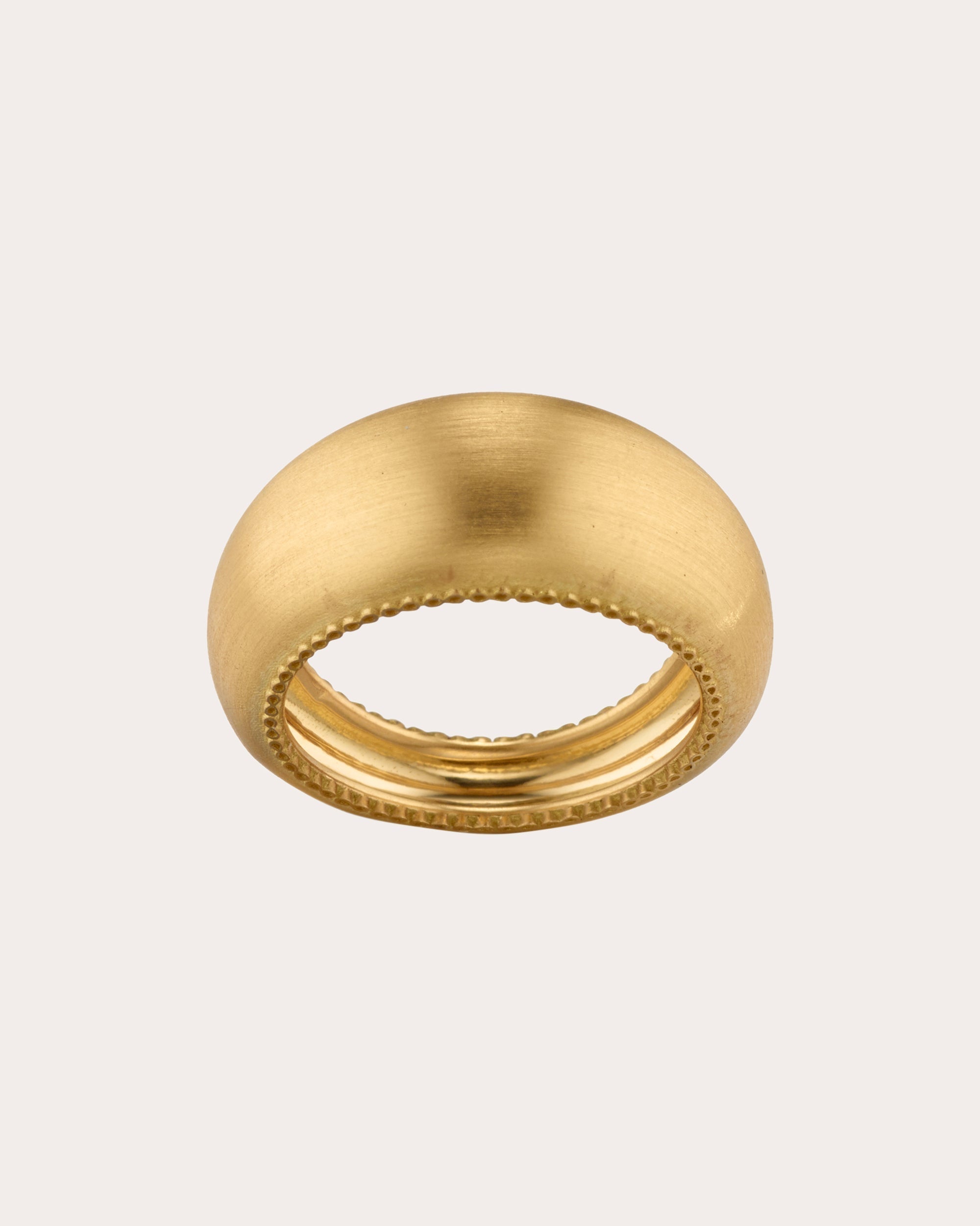 Infinity 18k Gold Bubble Ring