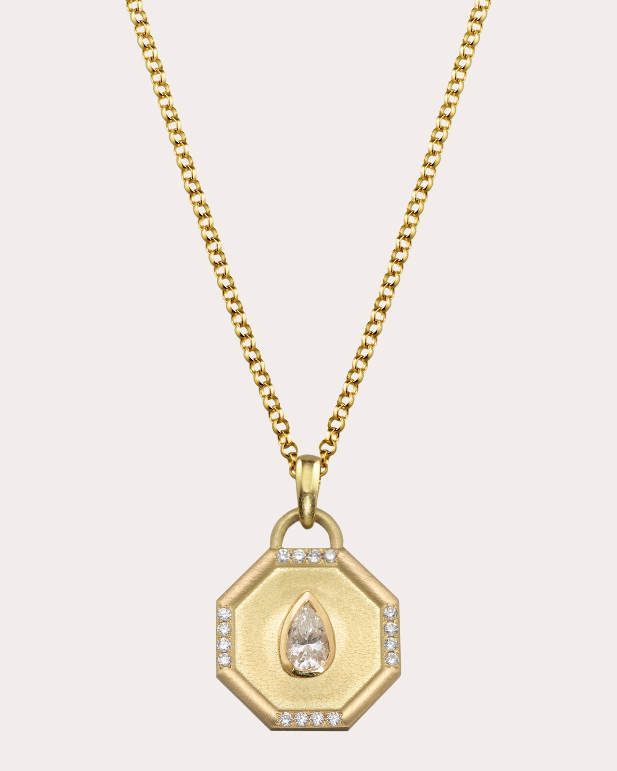 Fairy Dust 18K Gold Diamond Pendant Necklace