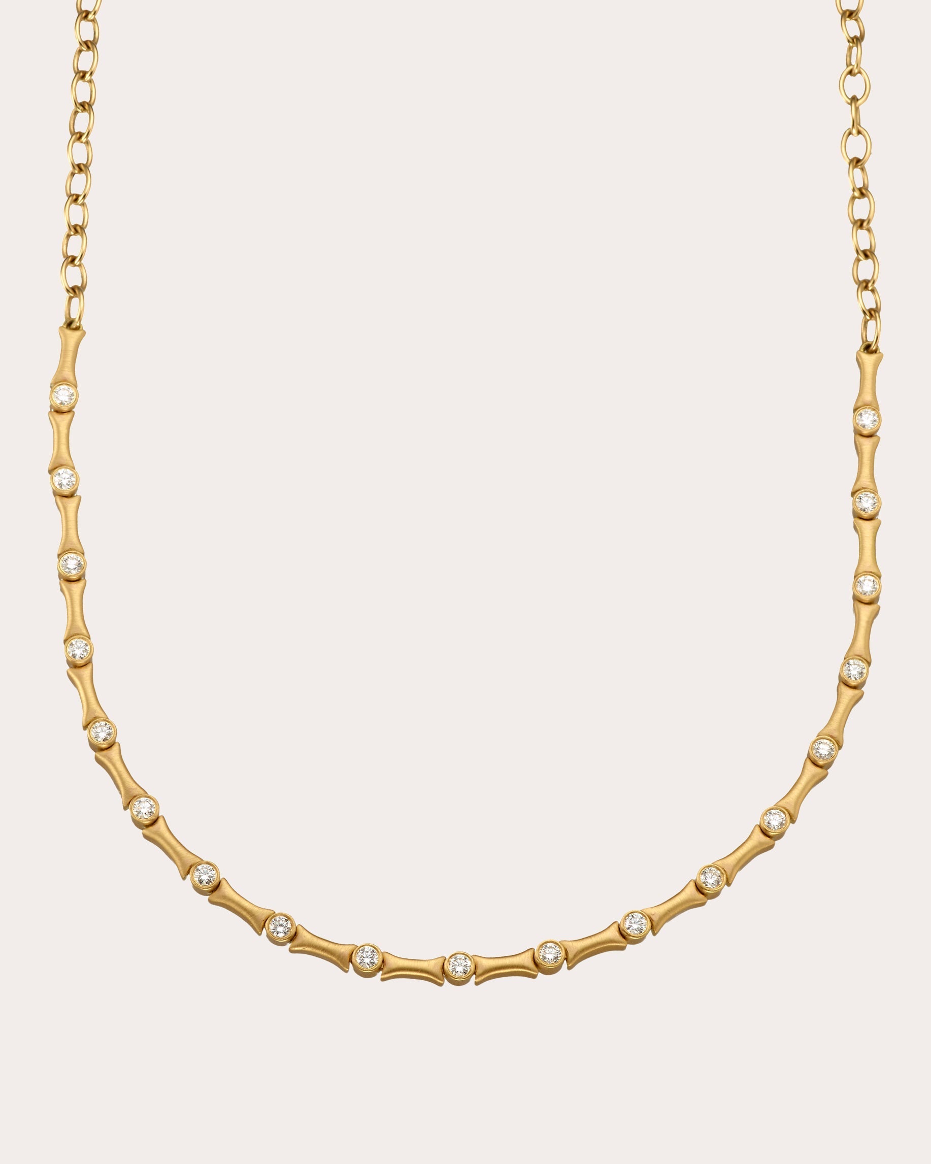 Stability Diamond & 18k Gold Necklace