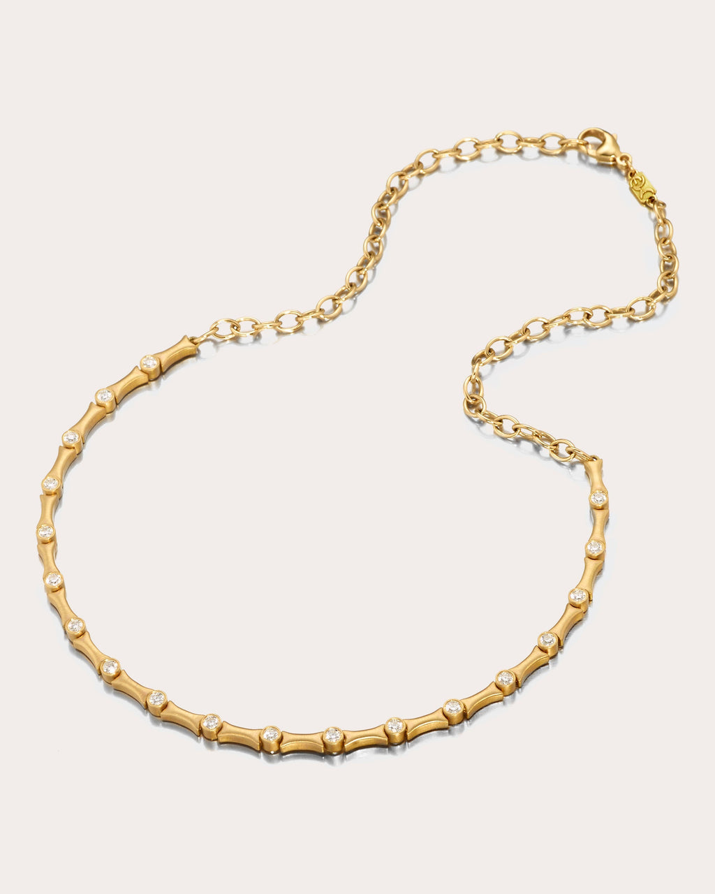 Stability Diamond & 18k Gold Necklace