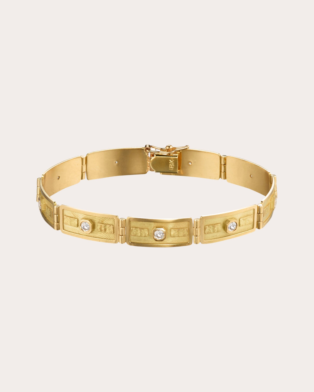Protection 18K Gold Diamond Bracelet