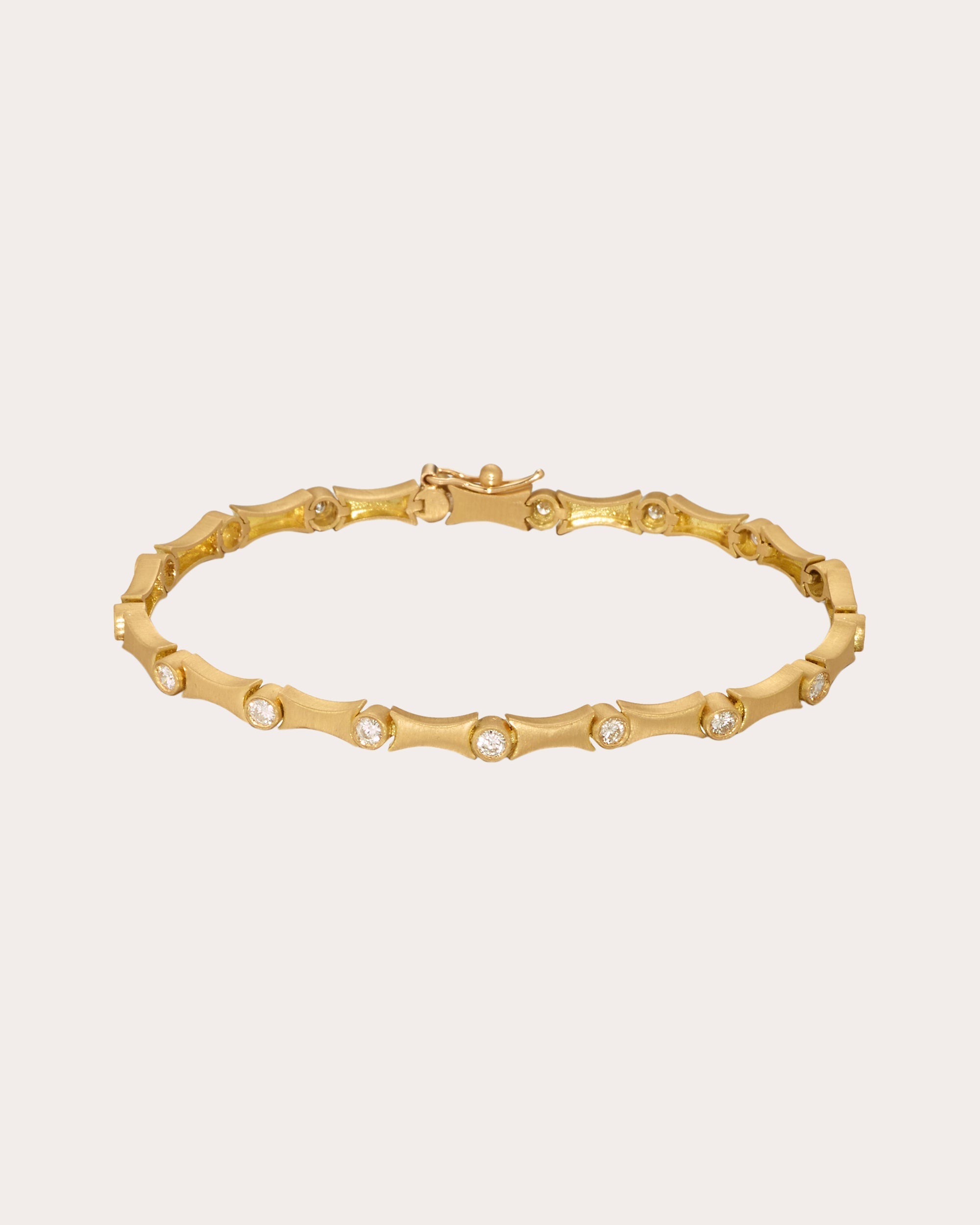 Stability 18K Gold Diamond Bangle