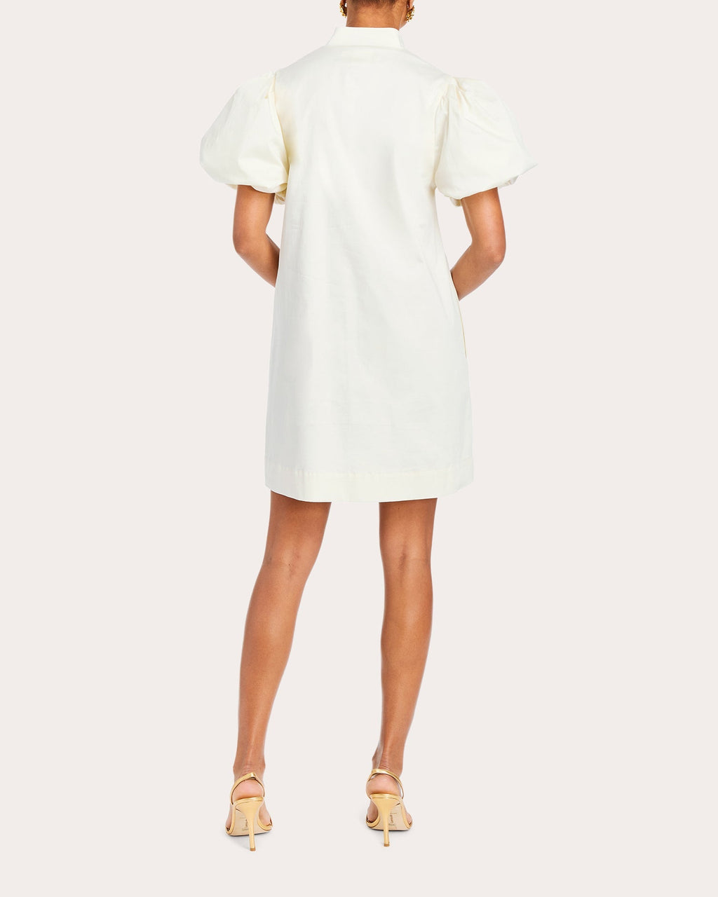 Elliana Embroidered Cotton Poplin Mini Dress