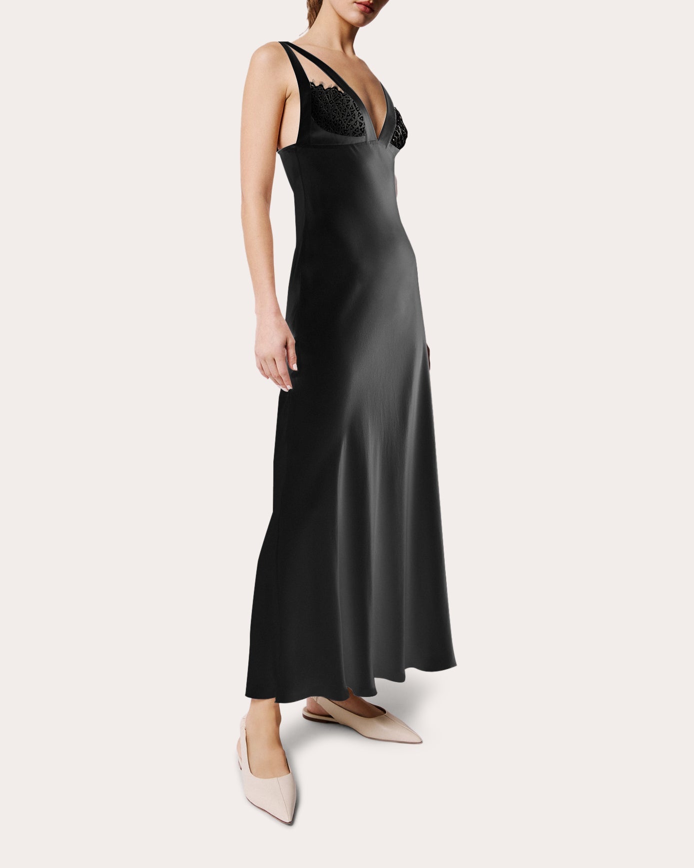 Eva Bio Silk Slip Dress