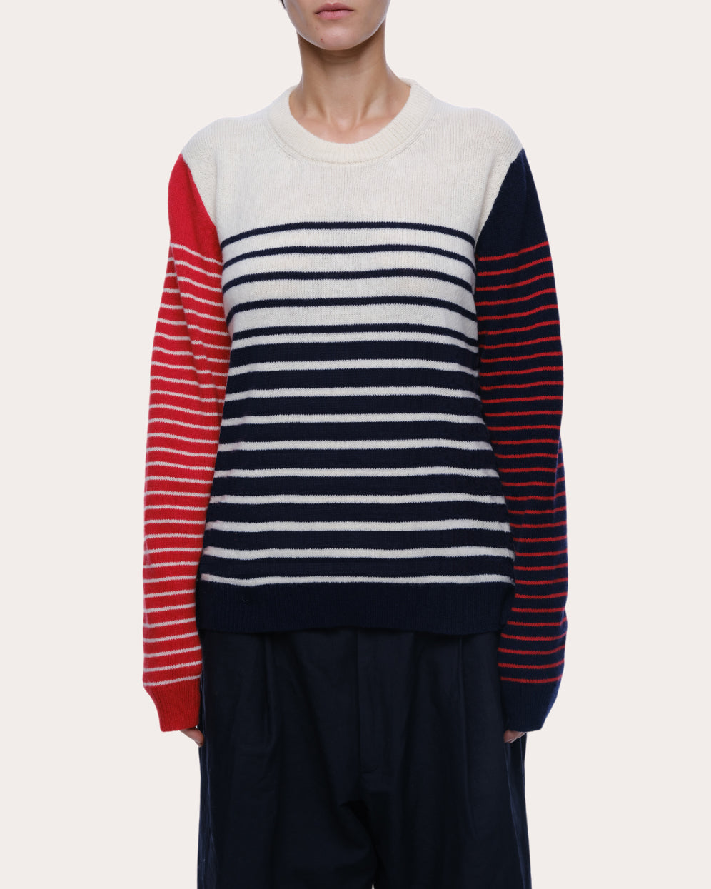 Rei Striped Recycled Wool Sweater