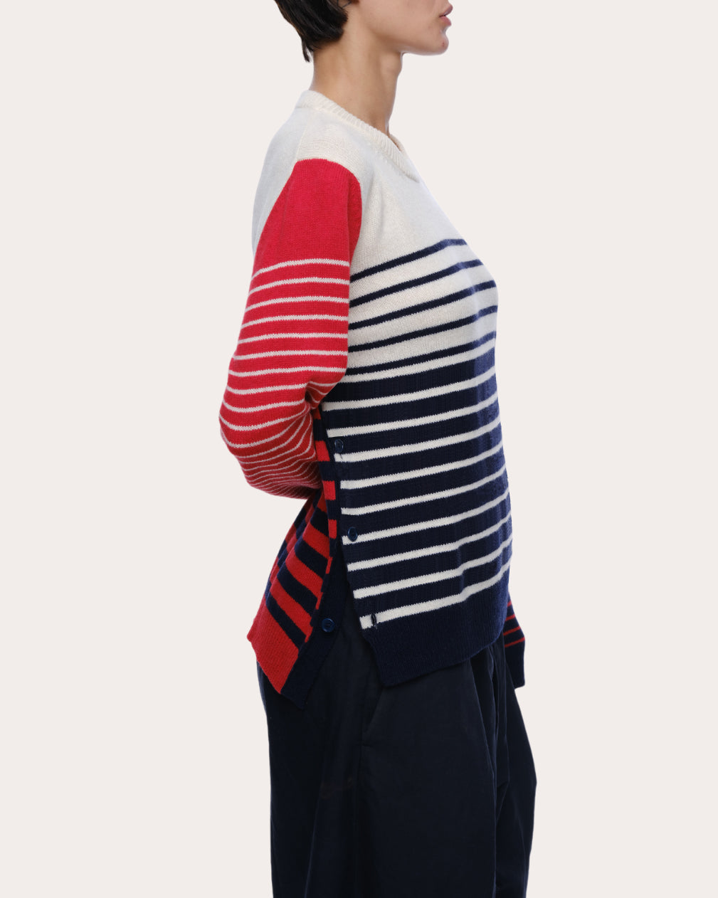 Rei Striped Recycled Wool Sweater
