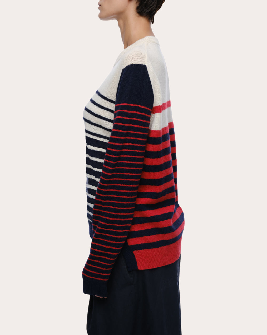 Rei Striped Recycled Wool Sweater