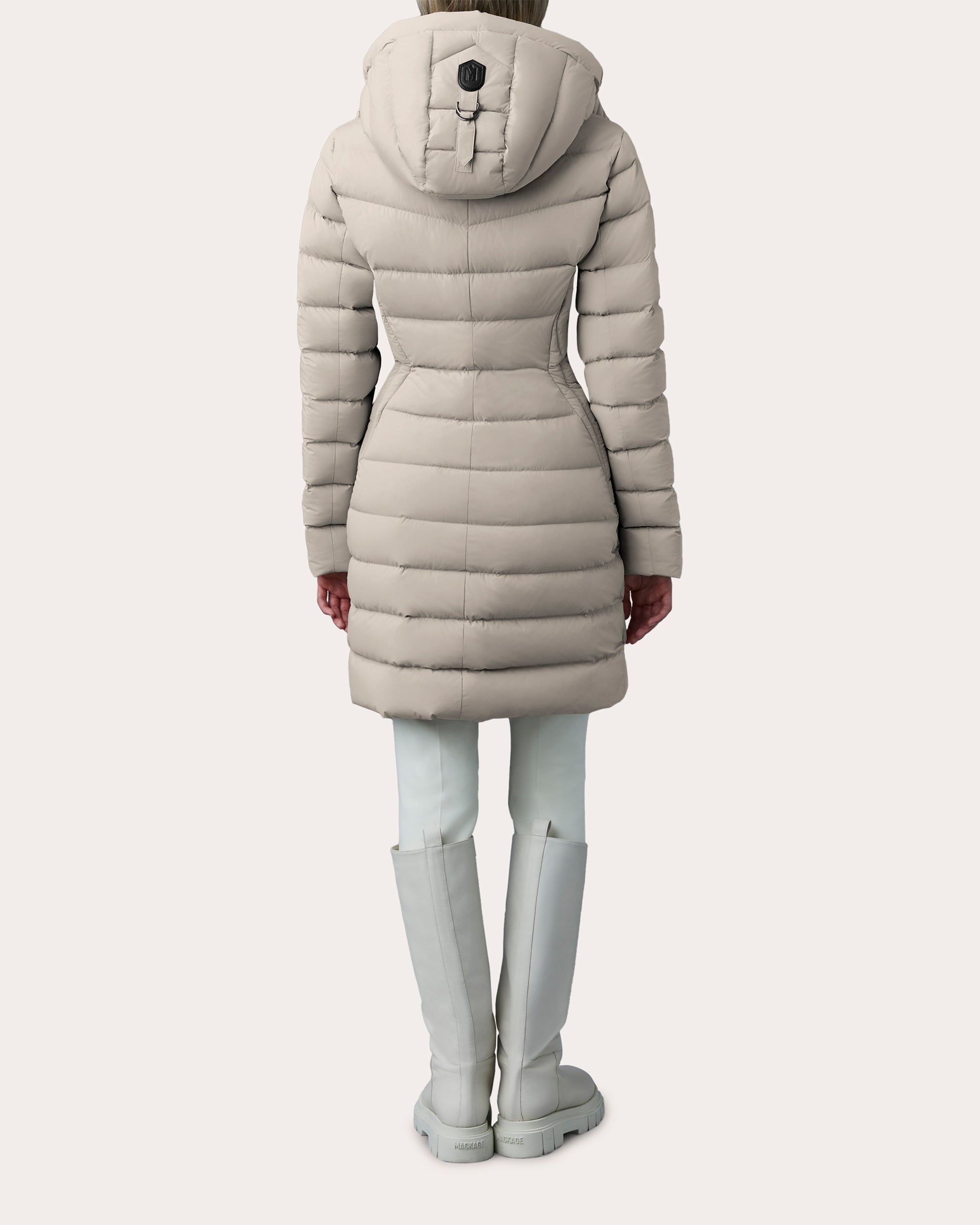 Farren Quilted Longline Down Coat