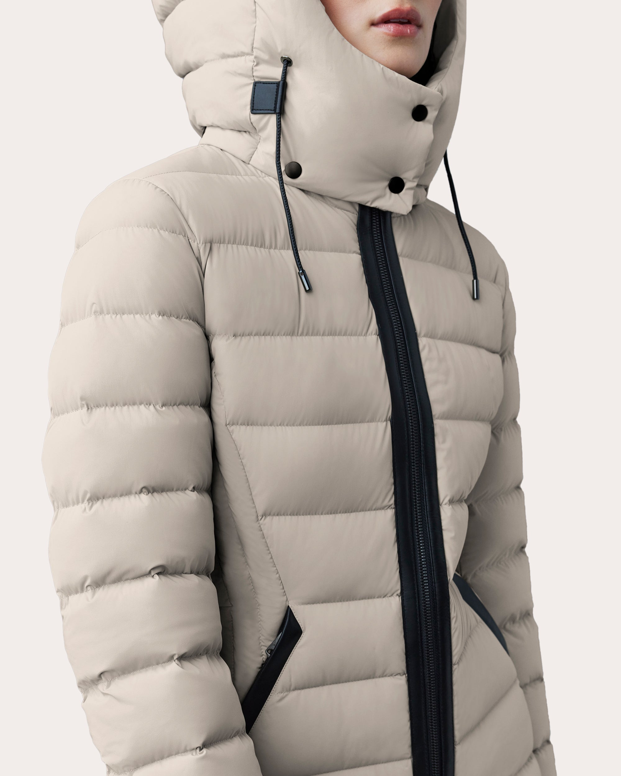 Farren Quilted Longline Down Coat