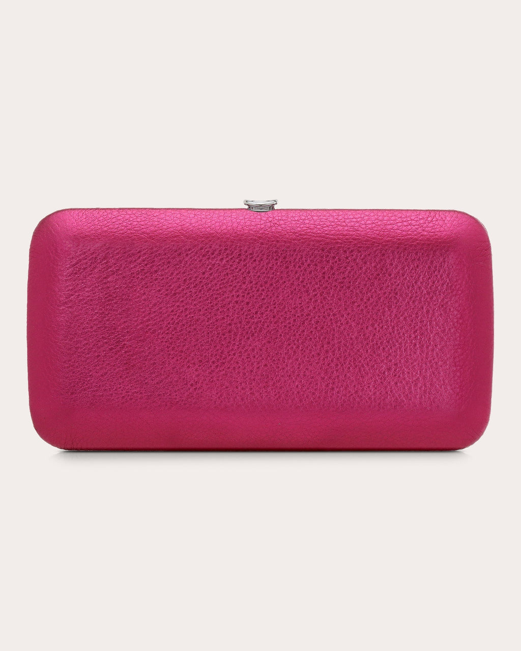 Finely Party Metallic-Leather Clutch
