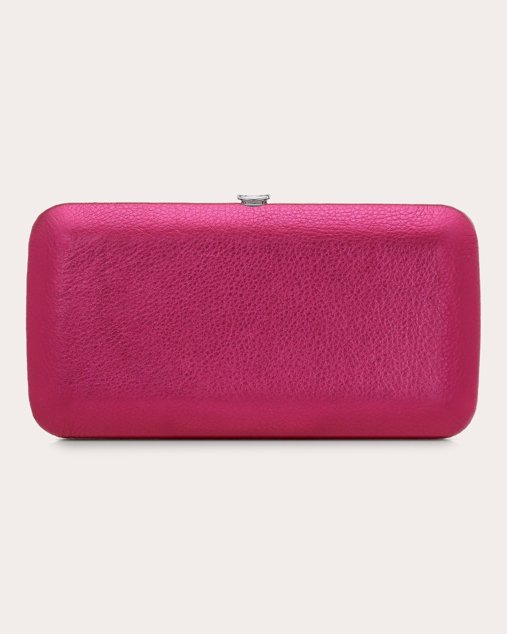 Finely Party Metallic-Leather Clutch