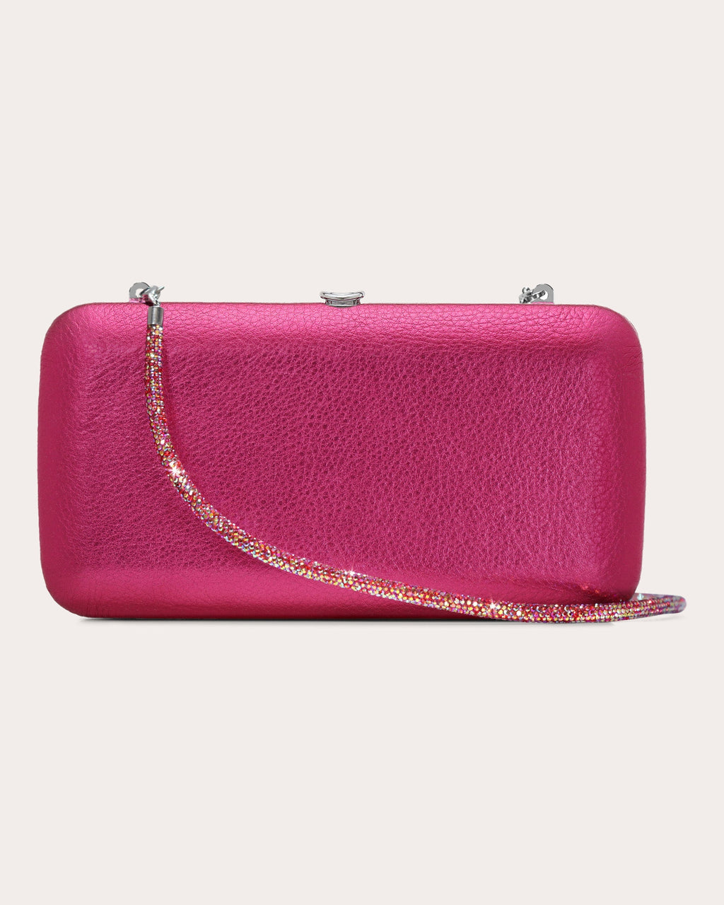 Finely Party Metallic-Leather Clutch