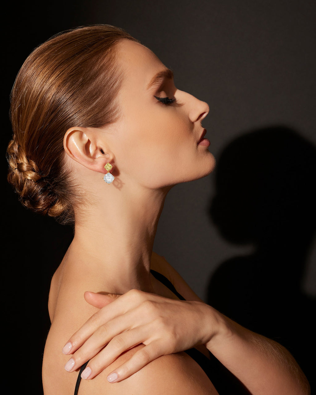 Orient Express 14K Gold Lab-Grown Diamond Earrings