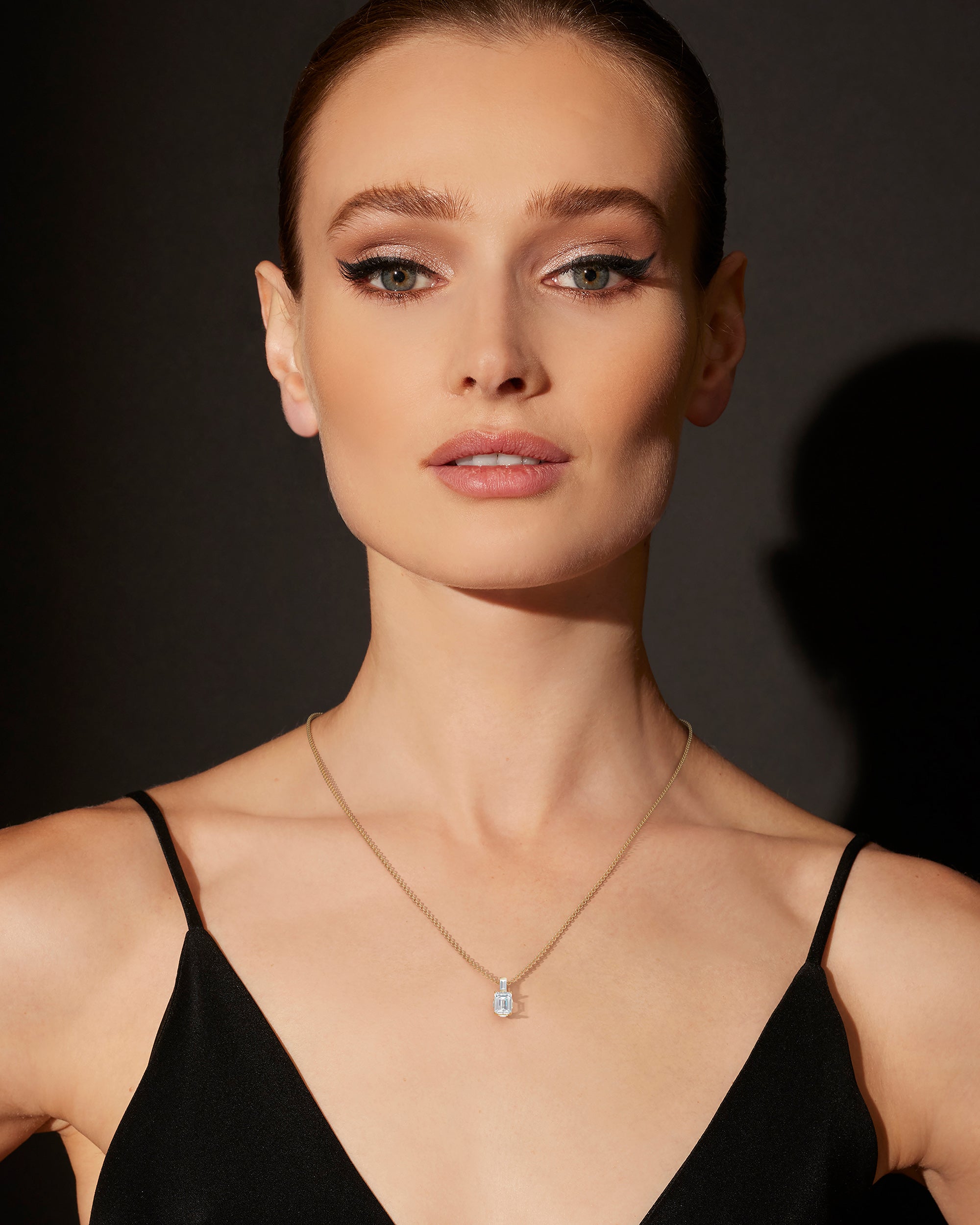 Orient Express 14K Gold Lab-Grown Diamond Pendant Necklace