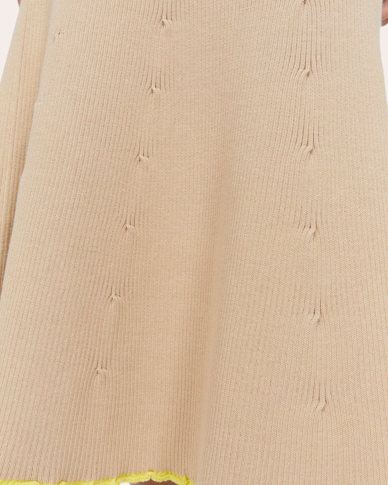 Fly Ribbed Midi Skirt