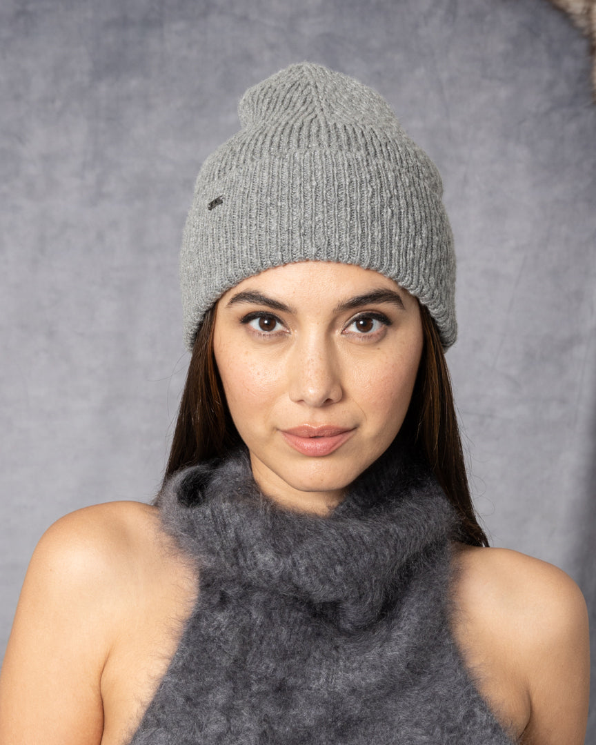 Frances Ribbed Cashmere Beanie