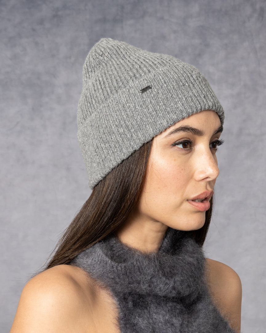 Frances Ribbed Cashmere Beanie