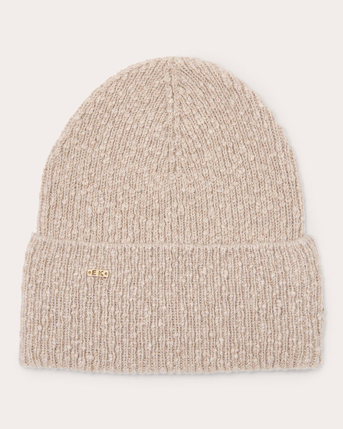 Frances Ribbed Cashmere Beanie