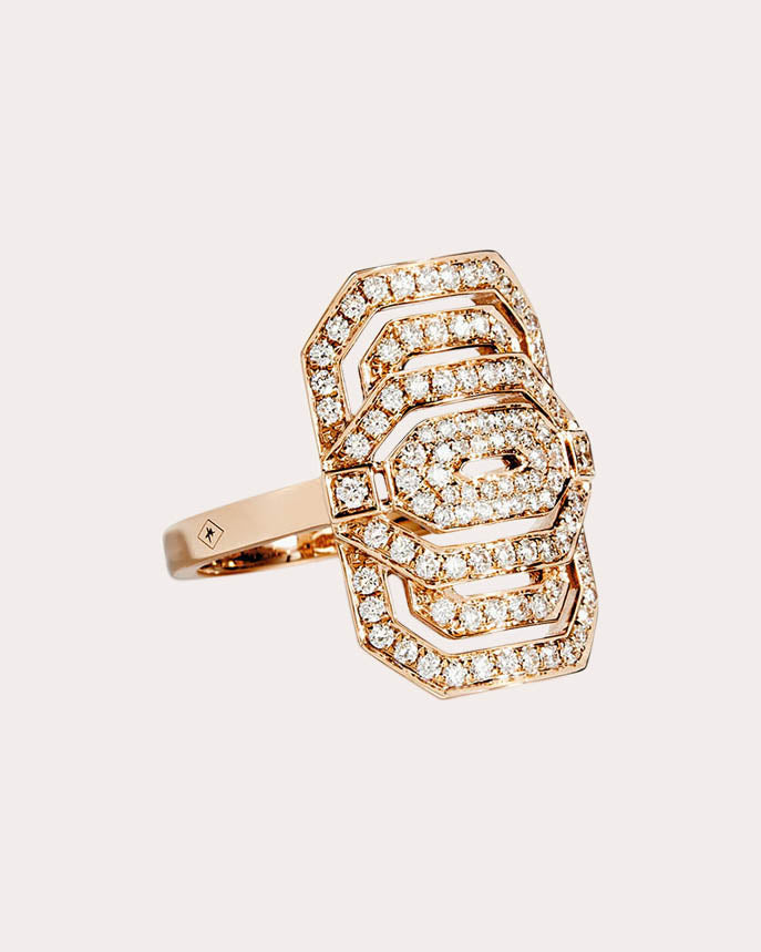 Mini My Way 18K Gold Diamond Ring