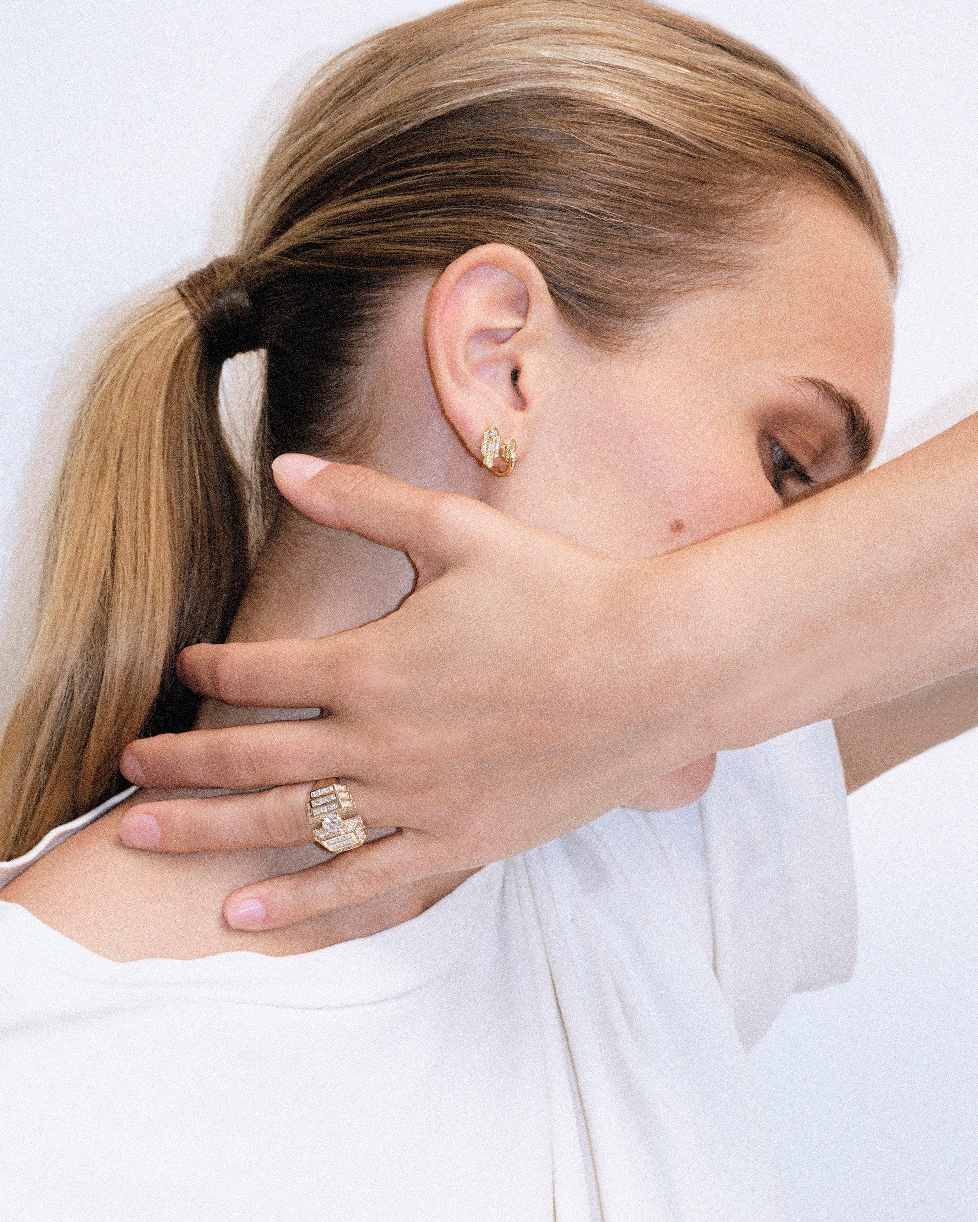 Meaningful 18K Gold Diamond Ring