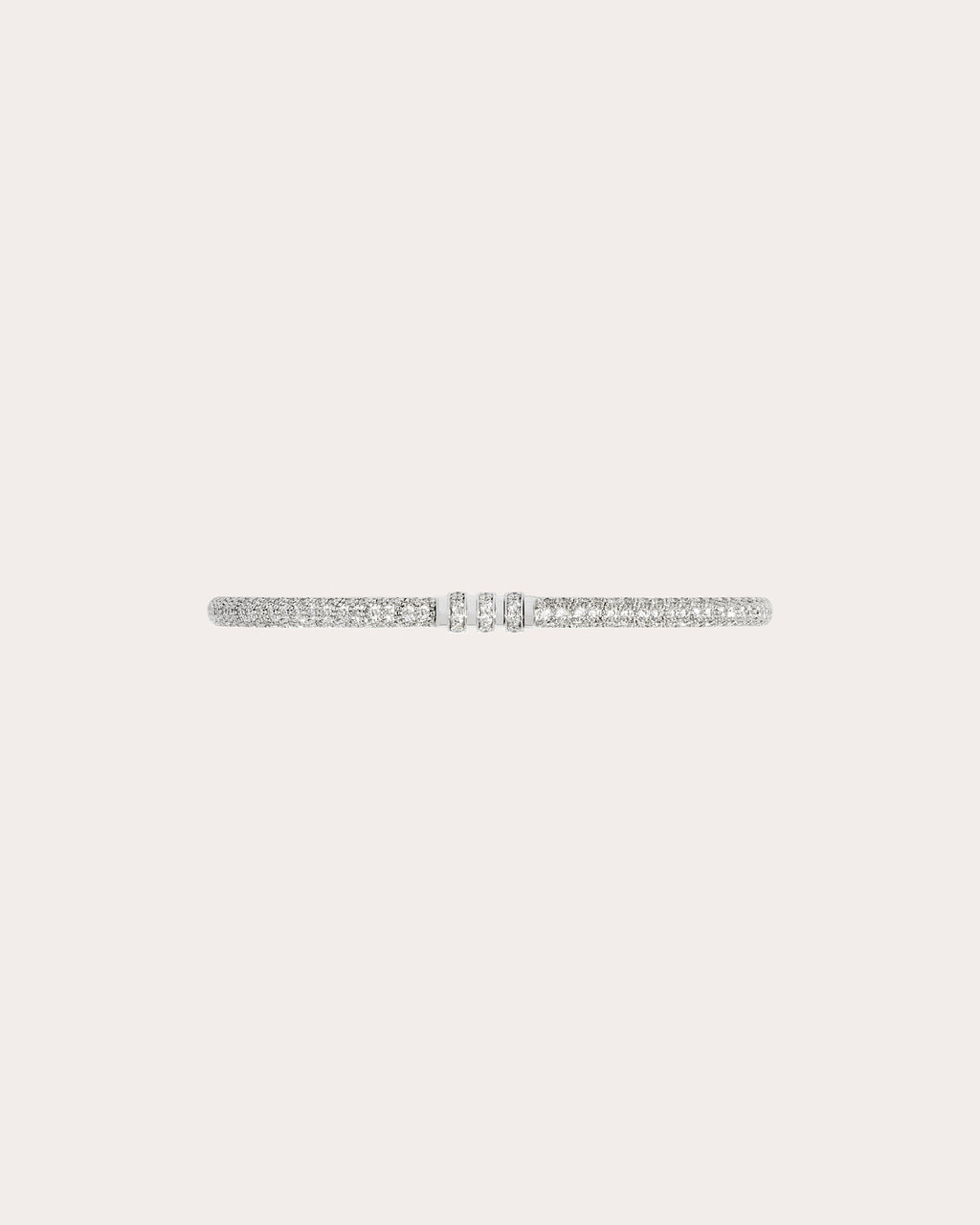 Reptile 18K Gold Diamond Bangle