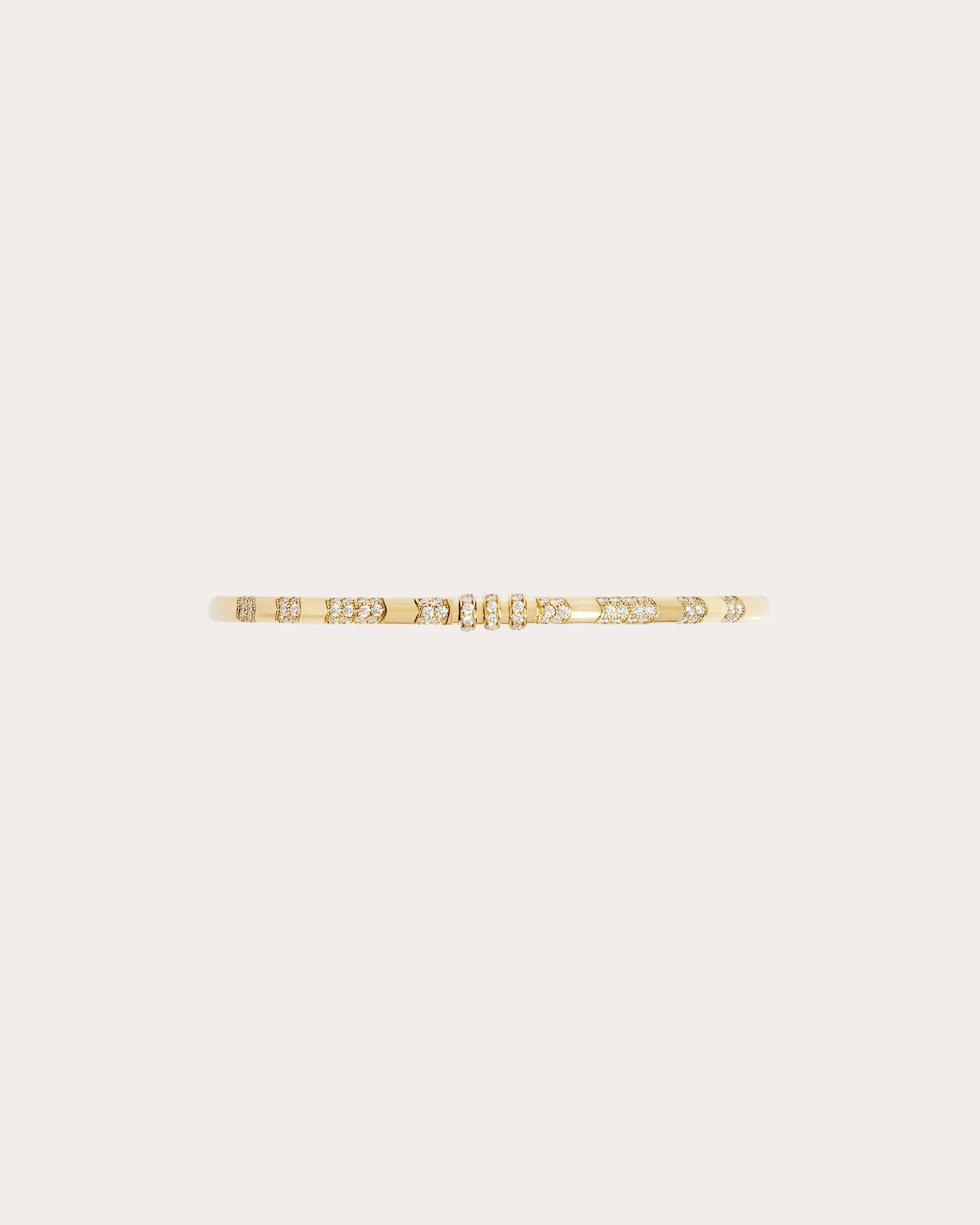 Reptile 18K Gold Diamond Bangle