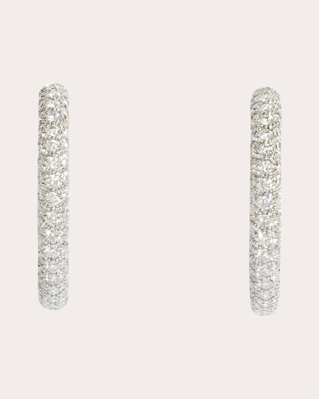 Reptile 18K Gold Diamond Hoop Earrings
