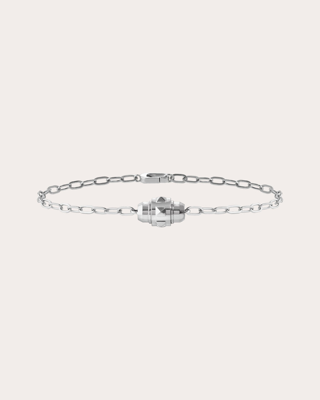 Rockaway Rhodium-Plated Sterling Silver Spinner Bracelet