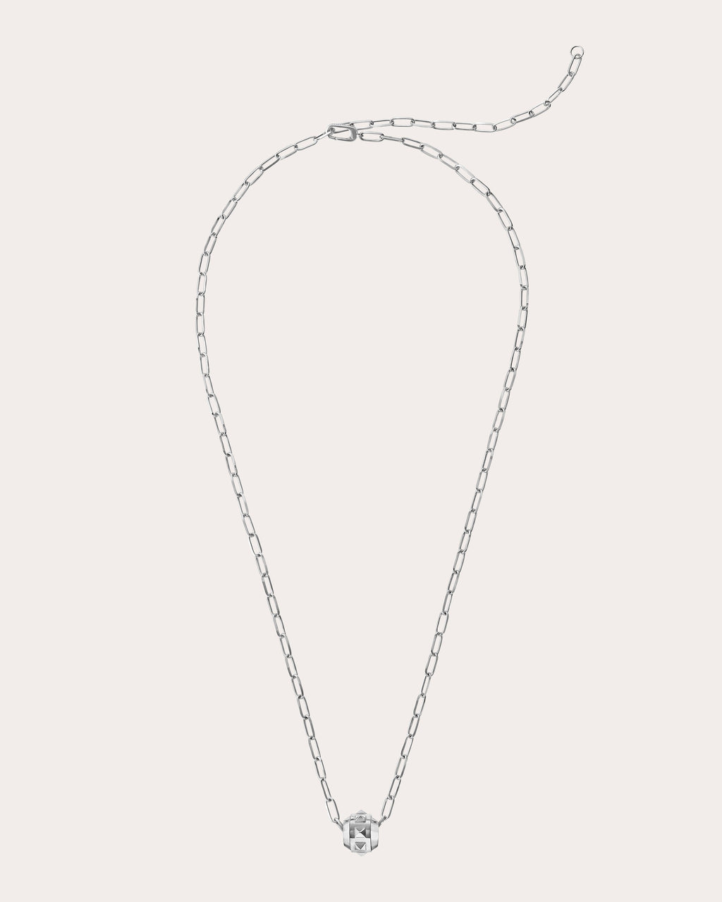 Rockaway Rhodium-Plated Sterling Silver Spinner Pendant Necklace