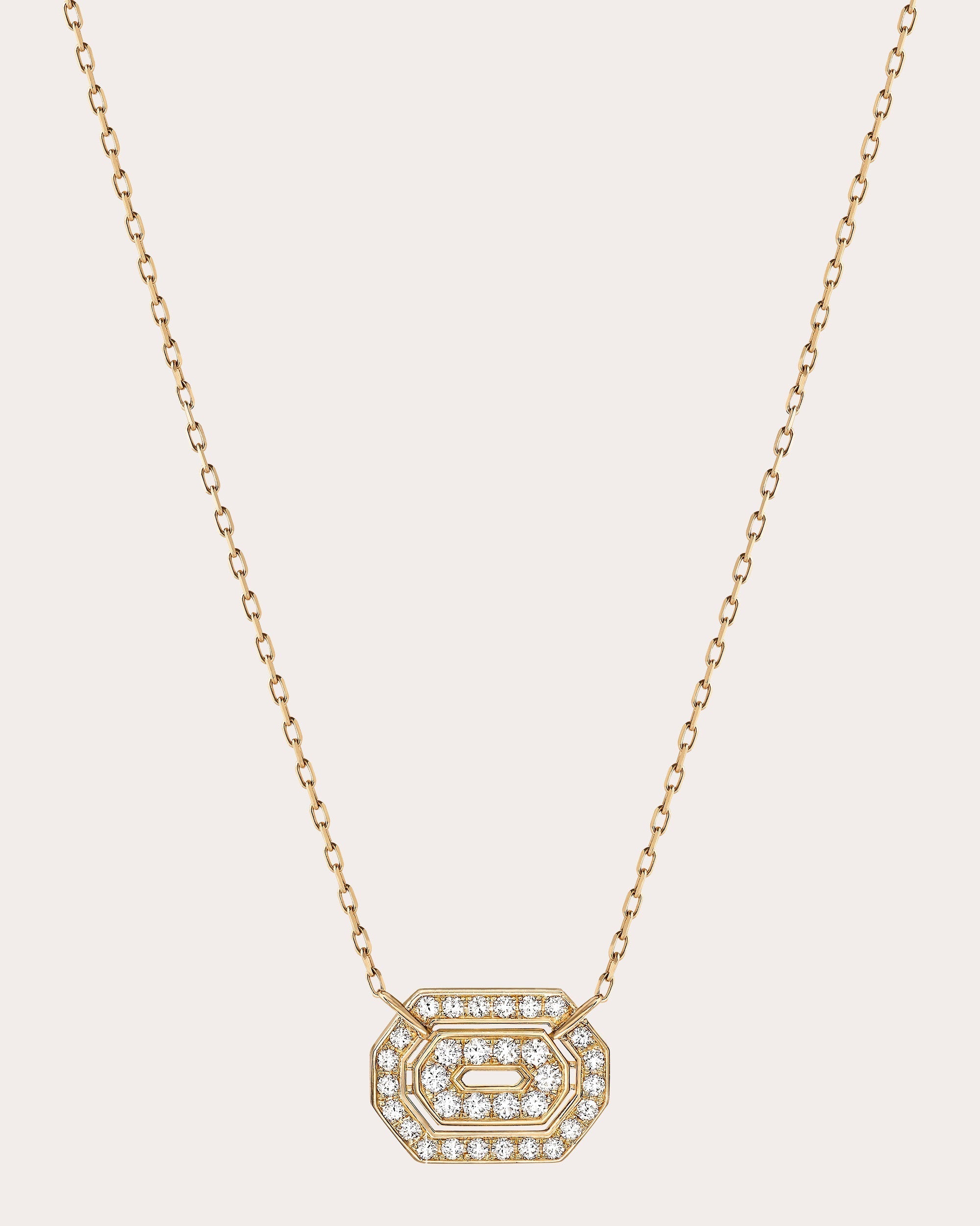 Mini My Way 18K Gold Diamond Pendant Necklace