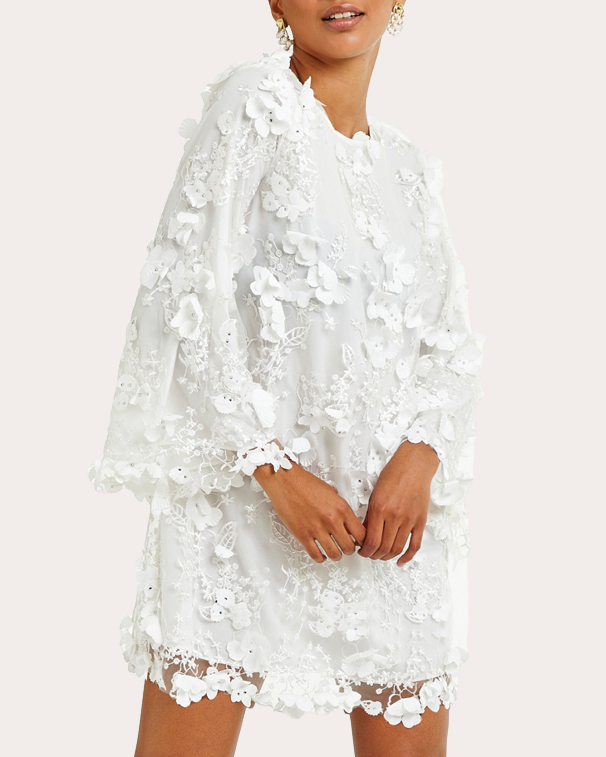 Flora Lace Mini Dress