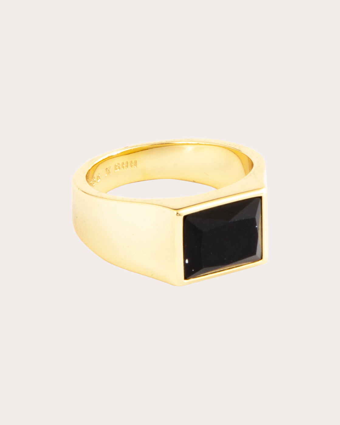 Chunky 14K Gold-Plated Swarovski Crystal Ring
