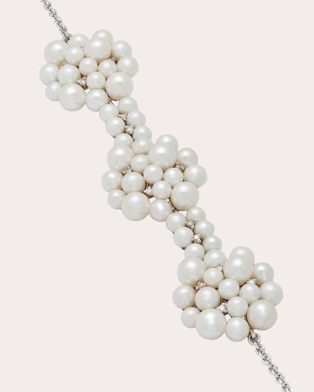 Lily 18K Gold Pearl and Diamond Bracelet