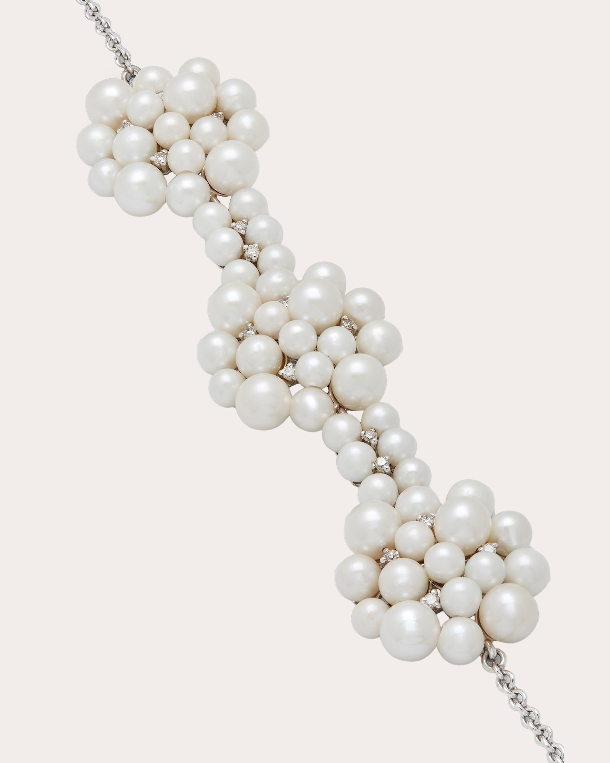 Lily 18K Gold Pearl and Diamond Bracelet