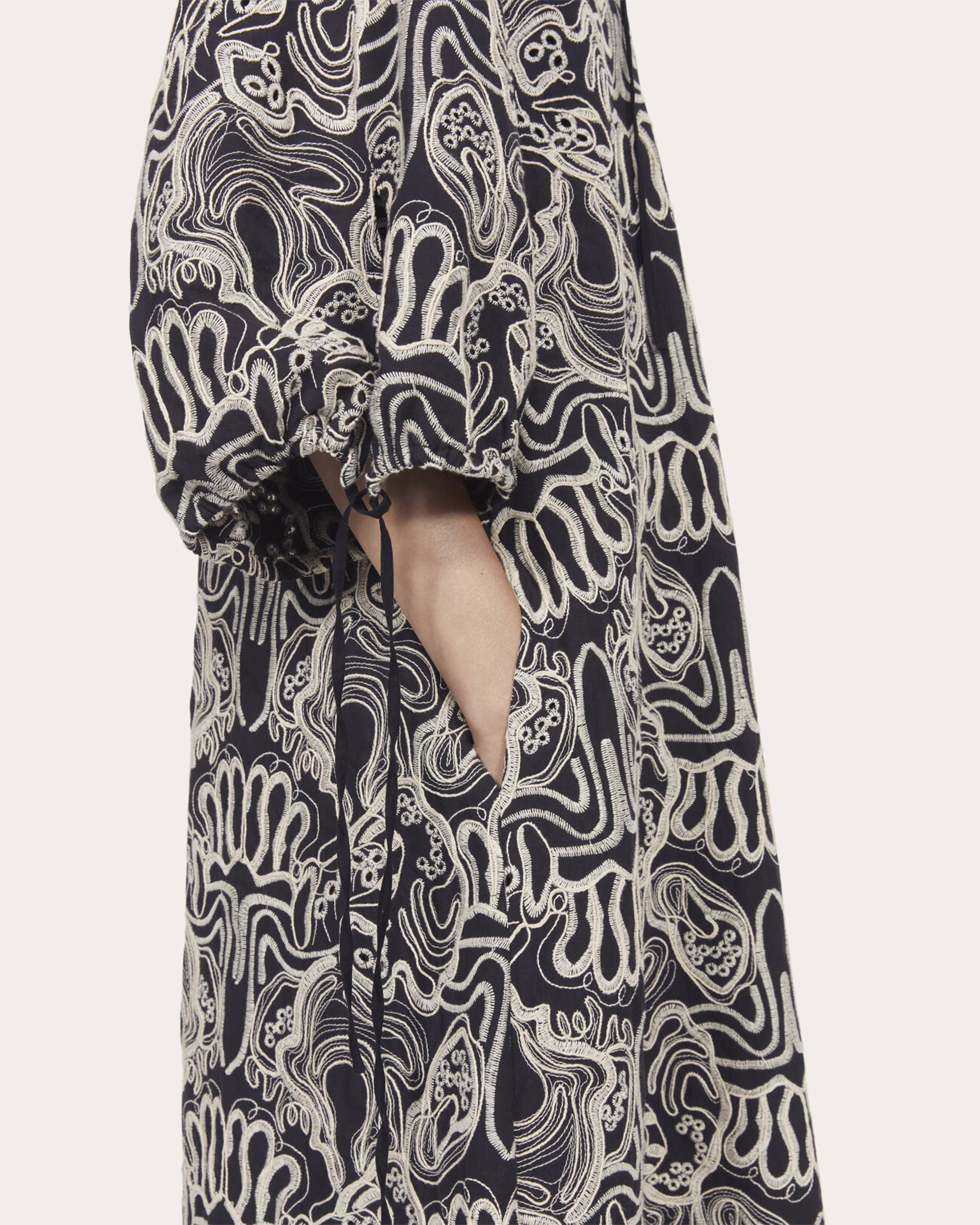 Galaxy Embroidered Maxi Dress