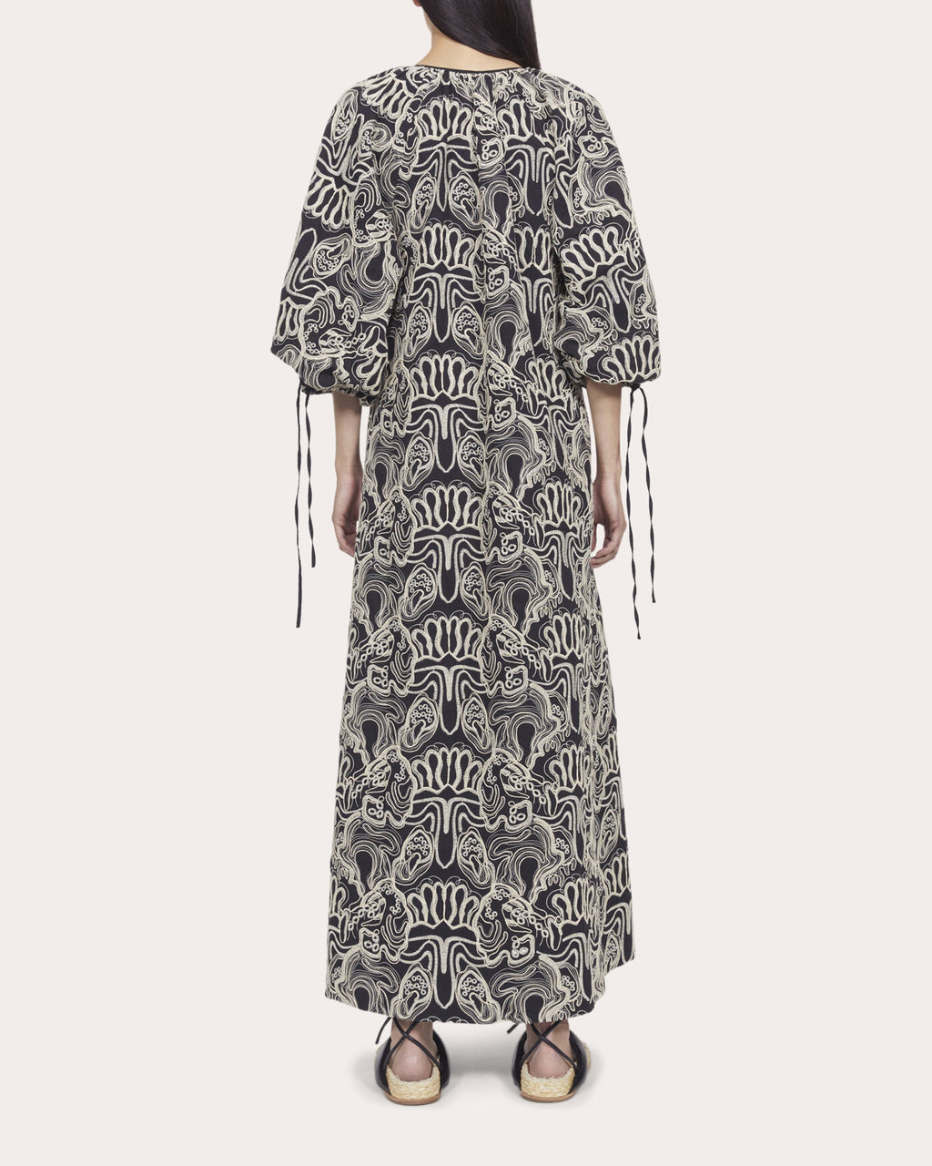 Galaxy Embroidered Maxi Dress