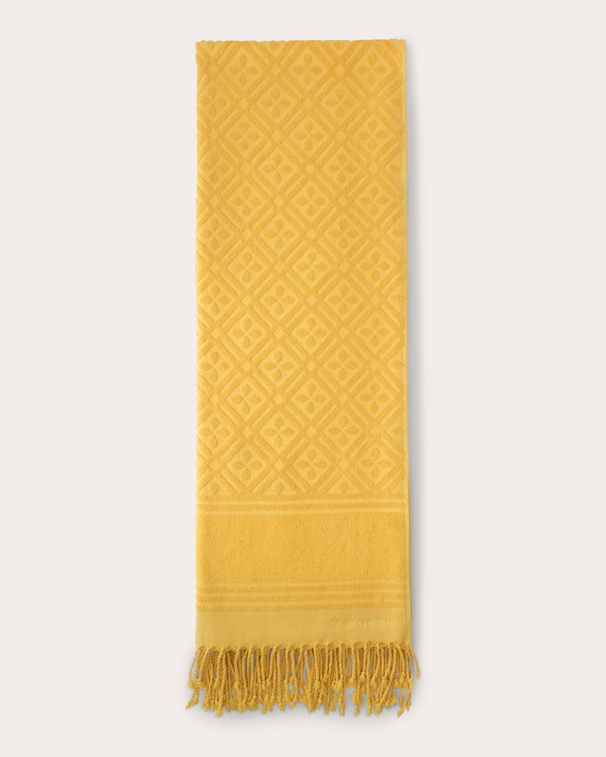 Gala Fringed Terry Jacquard Towel