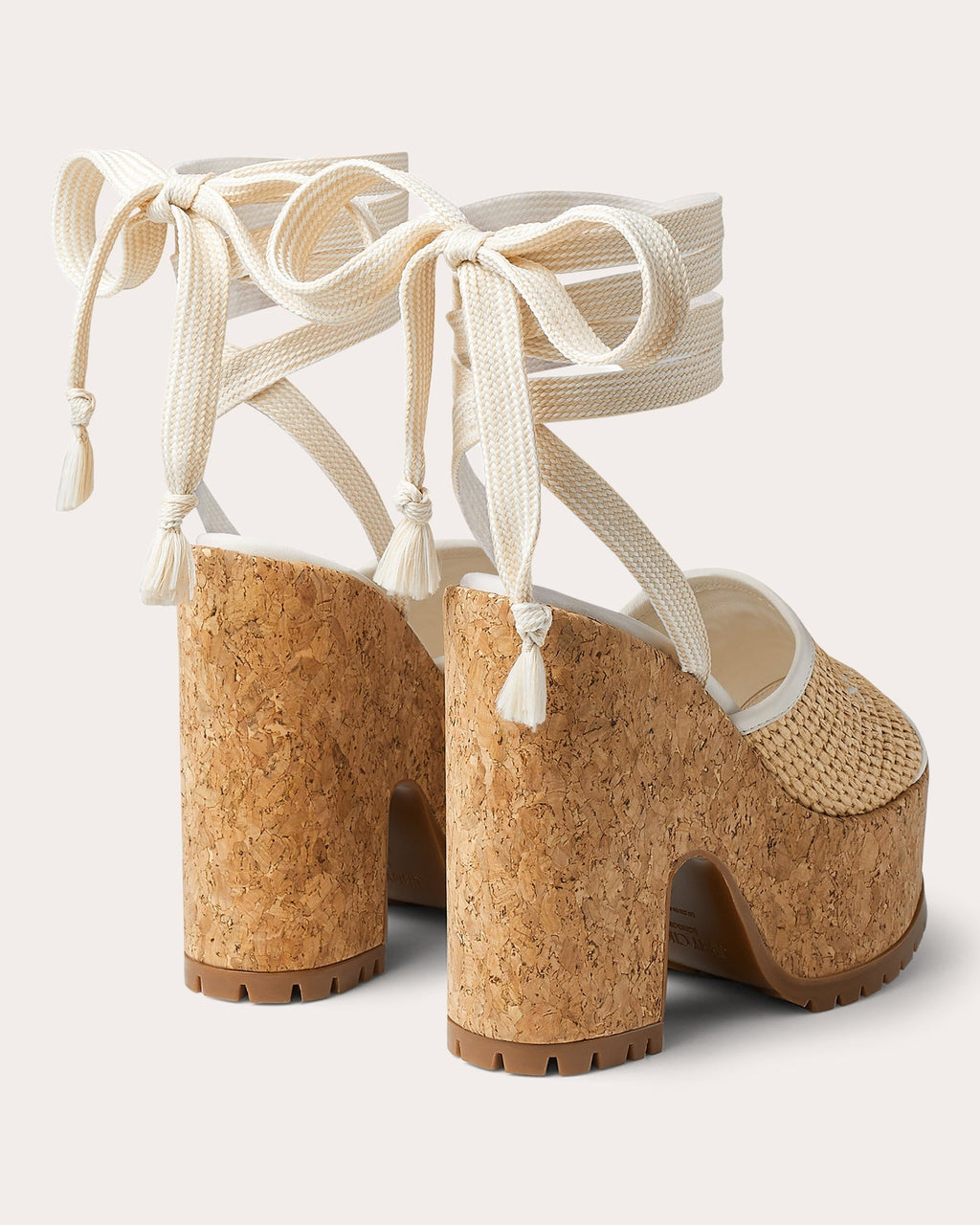 Gal 130 Embroidered Raffia Wedge Sandals