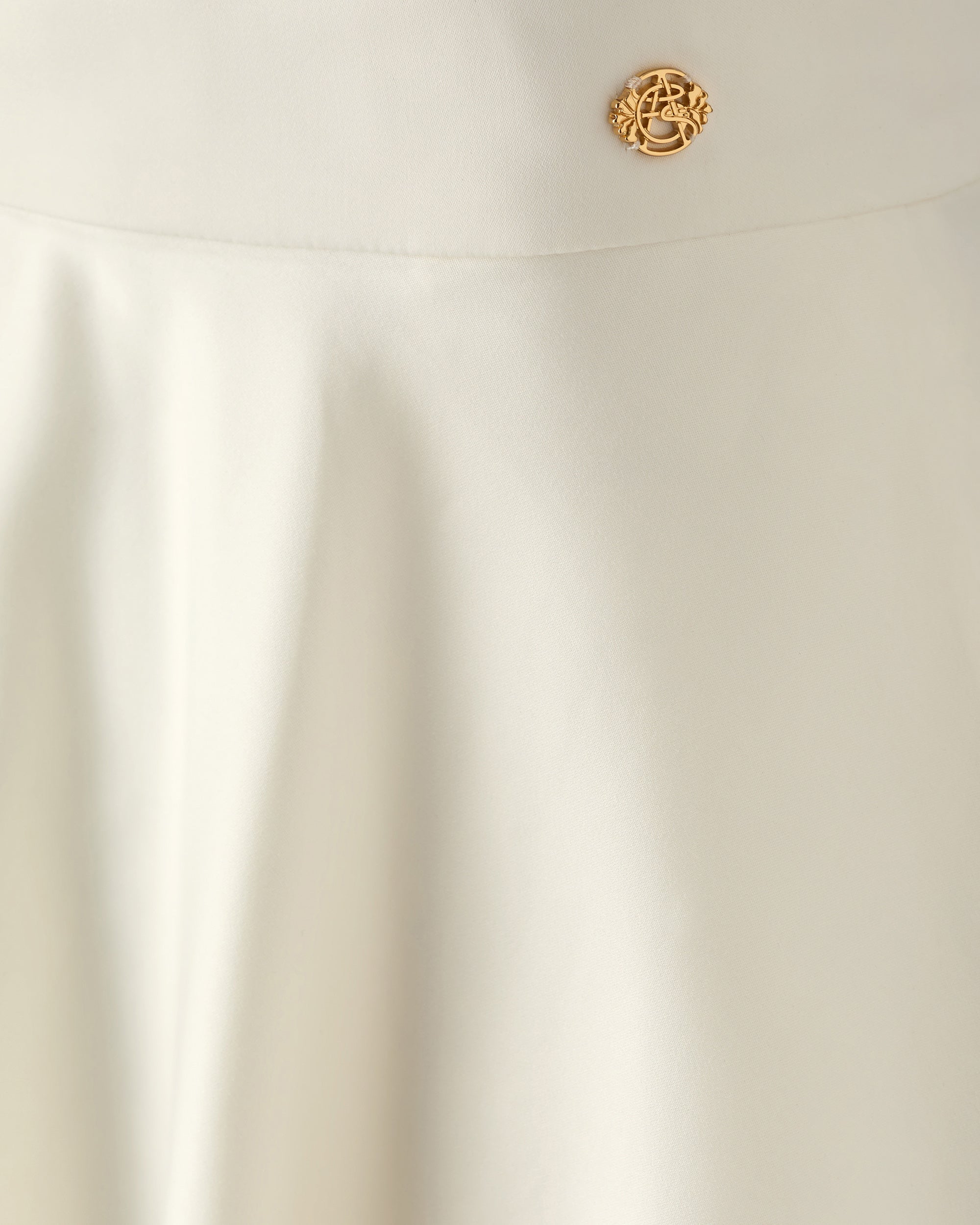 Antonella Pleated Cotton-Silk Blend Midi Skirt