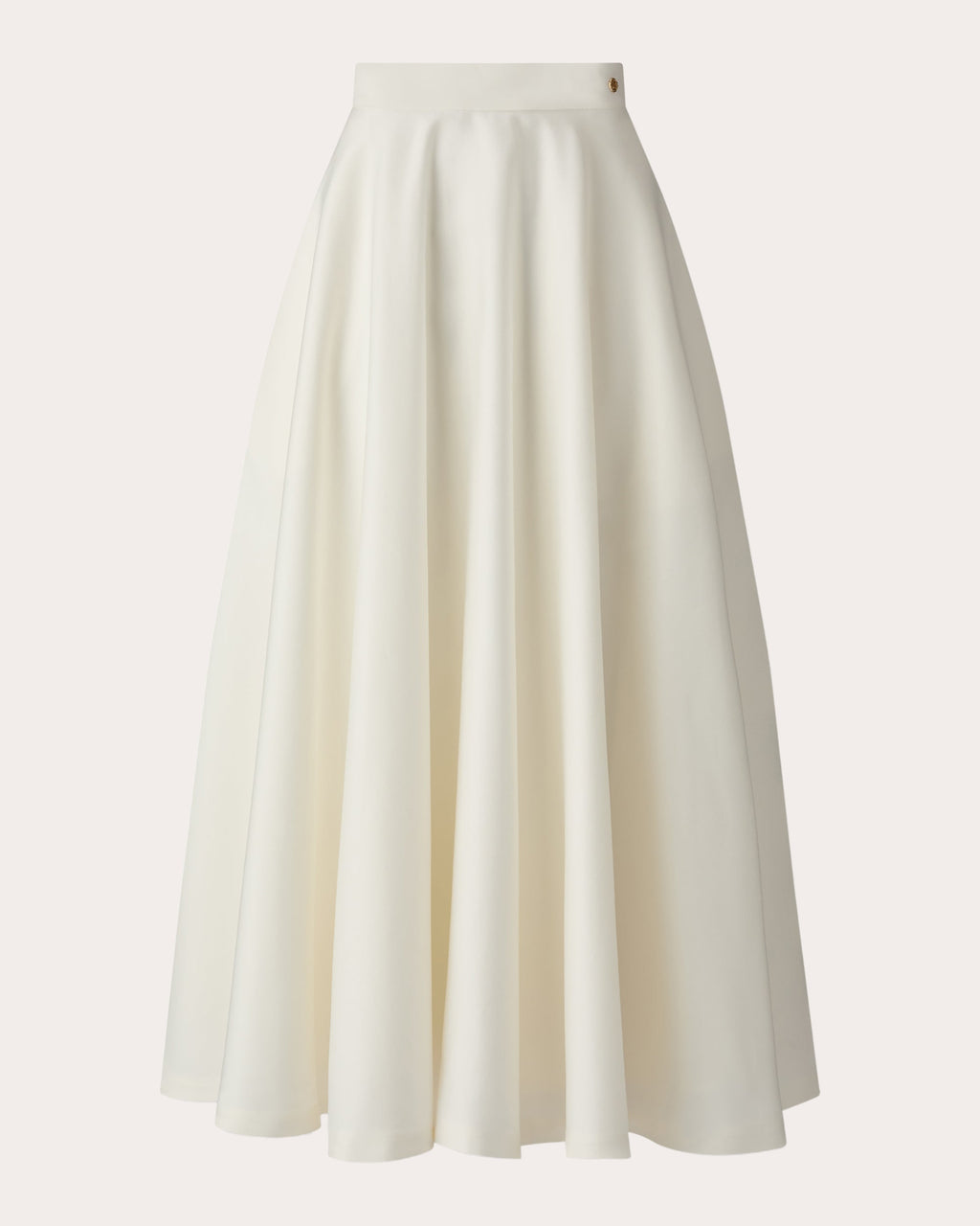 Antonella Pleated Cotton-Silk Blend Midi Skirt