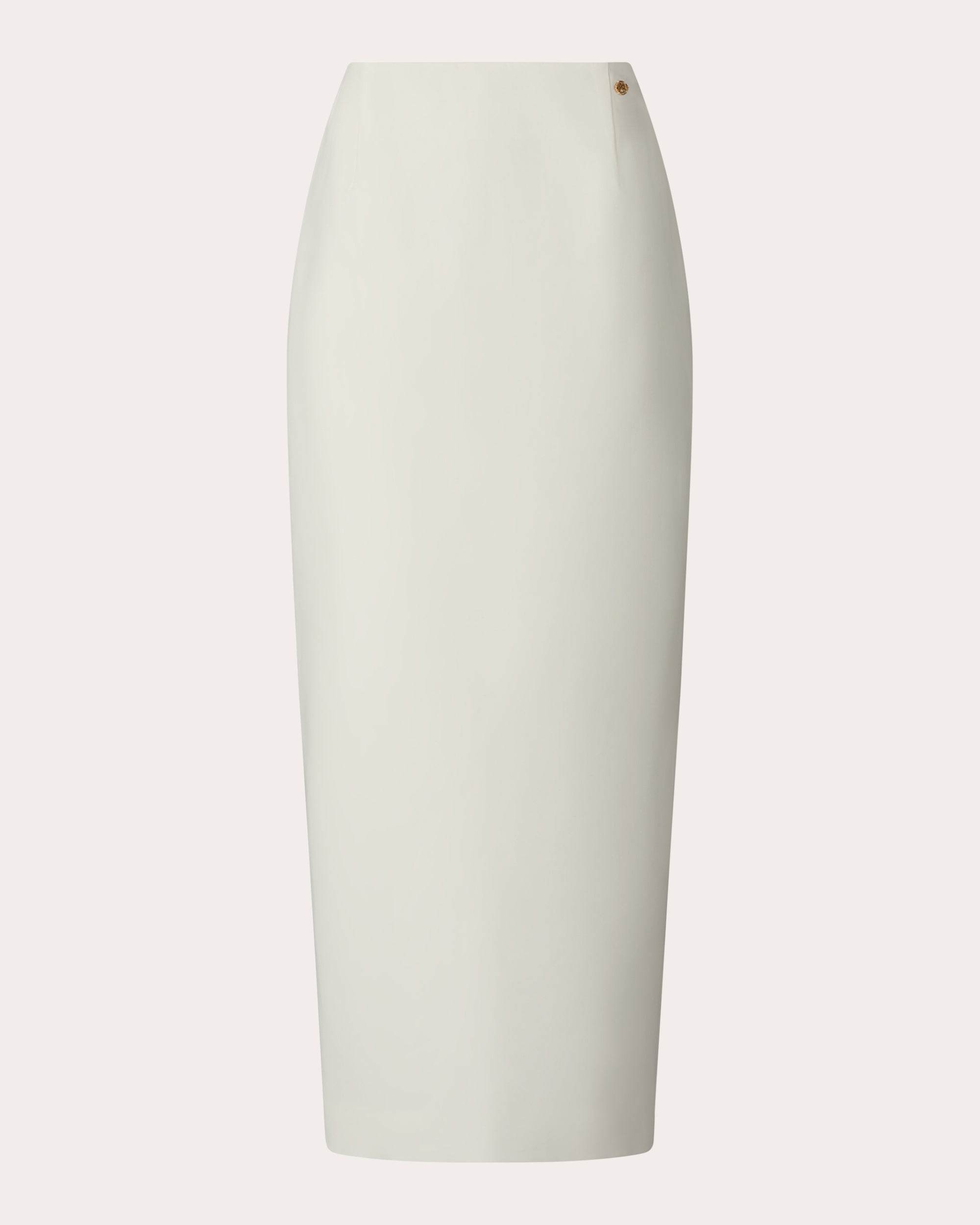Chiara Cotton-Silk Blend Midi Skirt