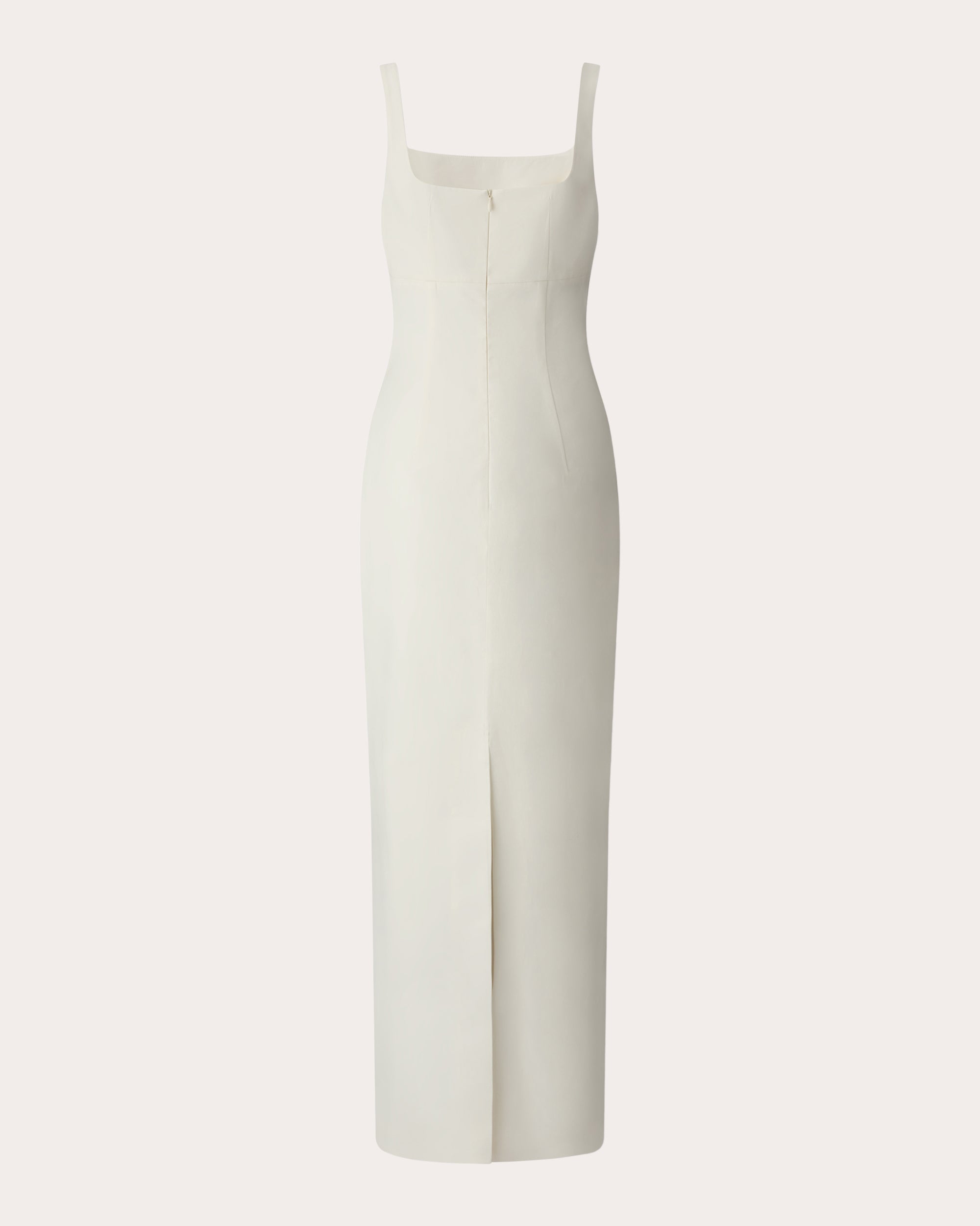 Emilia Cotton-Silk Blend Midi Dress