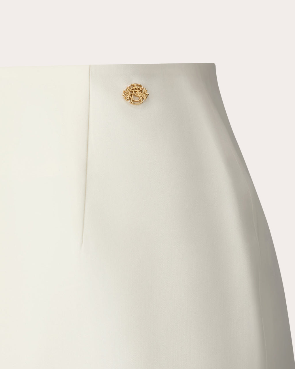 Gina Cotton-Silk Blend Mini Skirt